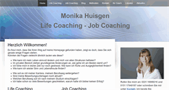 Desktop Screenshot of coaching-monika-huisgen.de