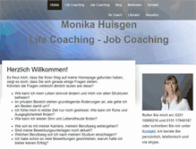 Tablet Screenshot of coaching-monika-huisgen.de